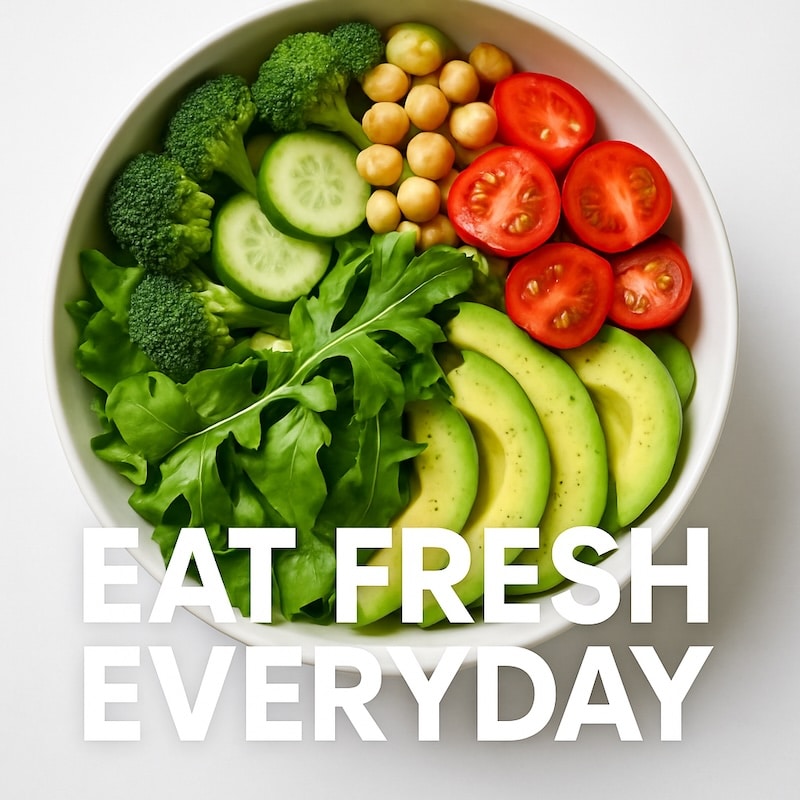 ai image of healthy eating advertisement