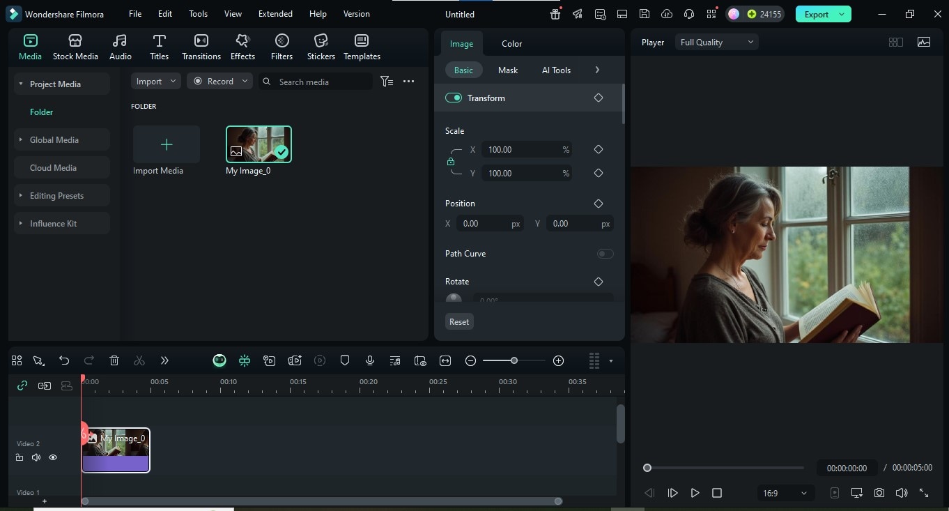 import the image