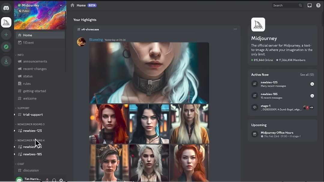 join midjourney on discord