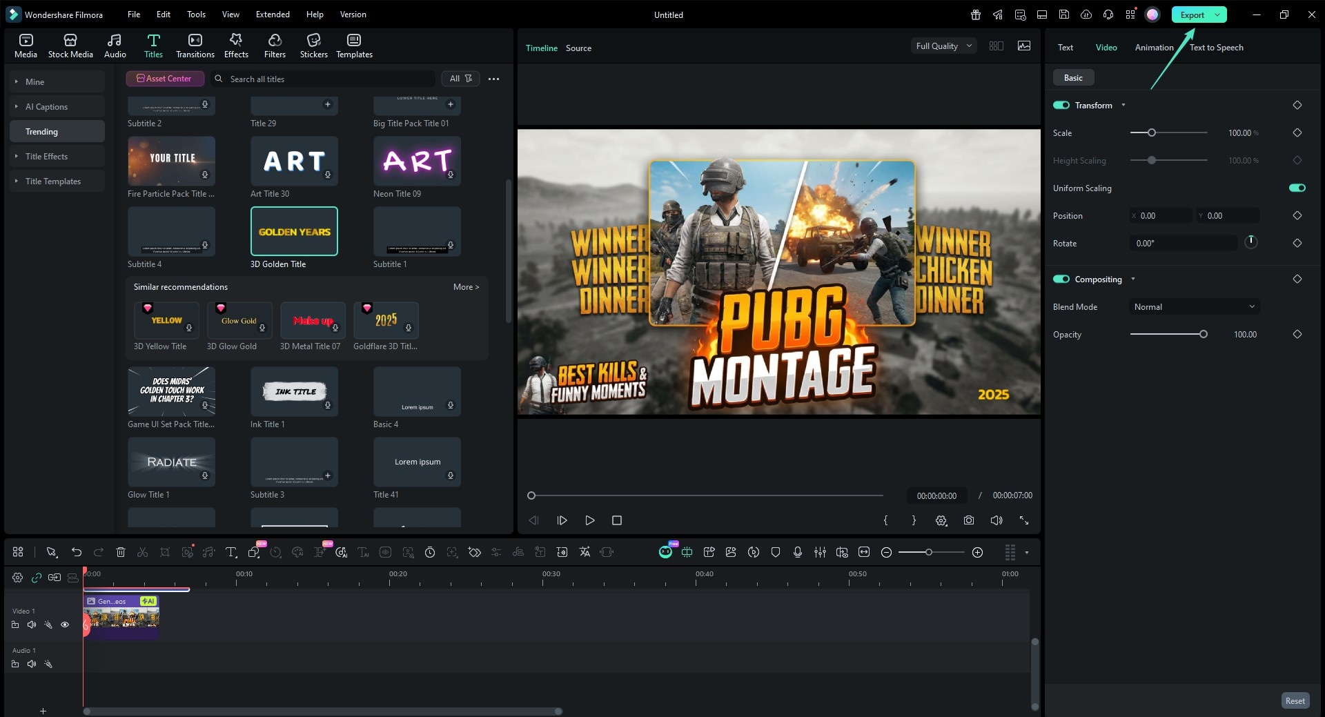 Make PUBG Montage Thumbnail with Filmora - Reveal in Explorer