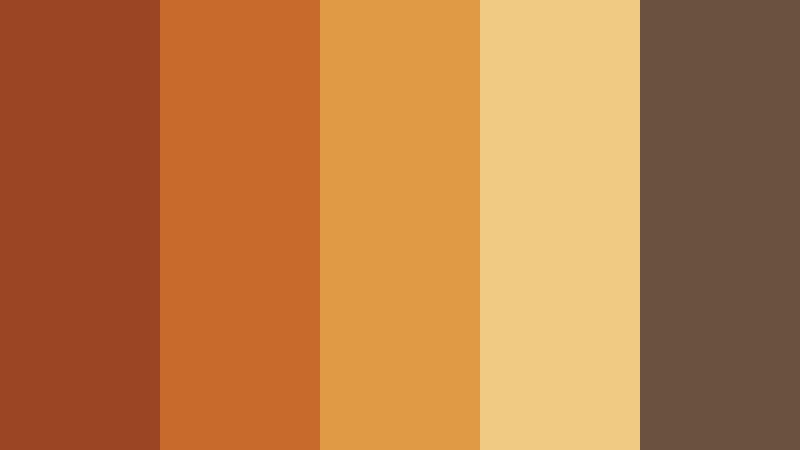 pumpkin spice table thanksgiving color color palette with hex codes