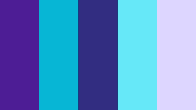 quantum interface purple and cyan developer tool color color palette with hex codes