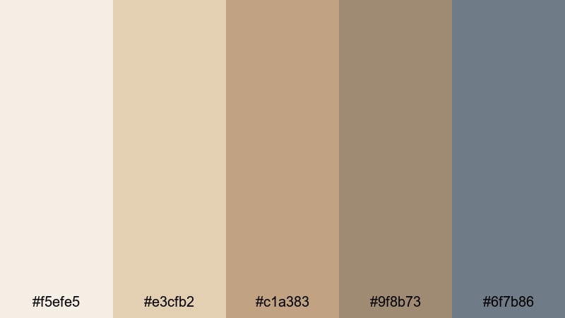 quiet beach apartment white sand color palette with hex codes