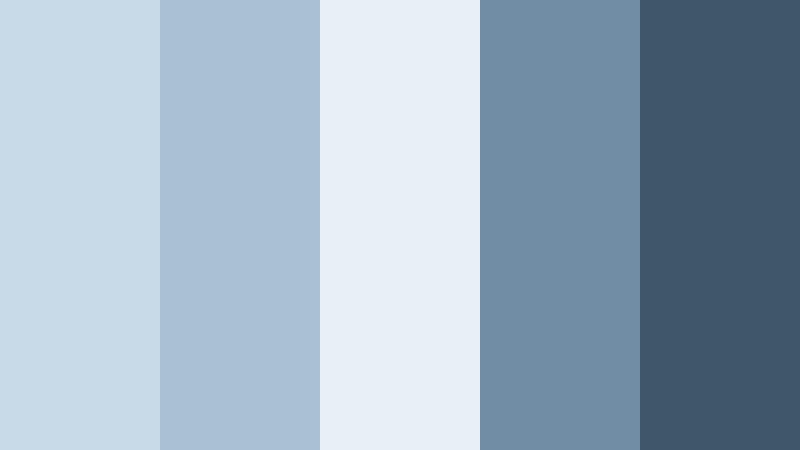 quiet blue hour calm color palette color palette with hex codes