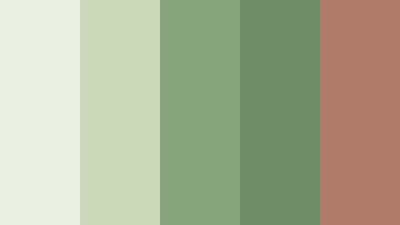 quiet cottage garden meadow sage color palette with hex codes