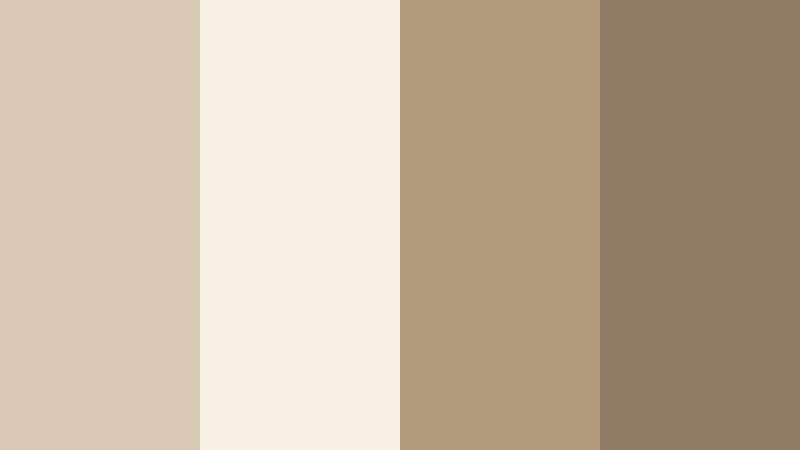 quiet dune morning soft sand beige color palette with hex codes