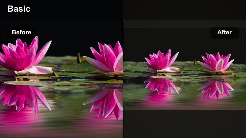 Moody kitchen scene with warm evening light