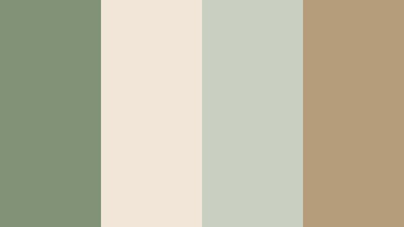 quiet orchard path sage leaf color palette with hex codes