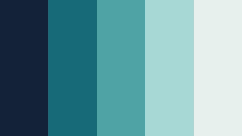 quiet tide navy and teal cloud platform color color palette with hex codes