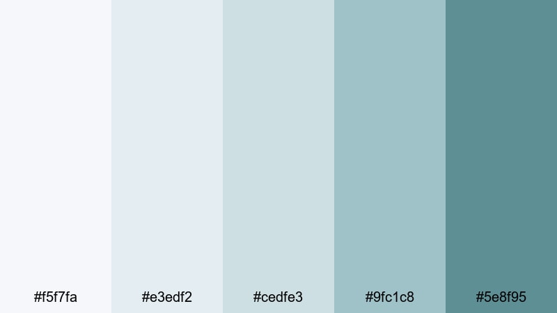 quiet waiting room pharmacy color palette with hex codes