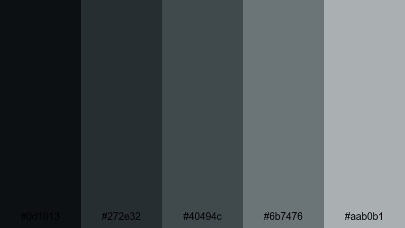 rain on stone gargoyles dark academia color palette with hex codes