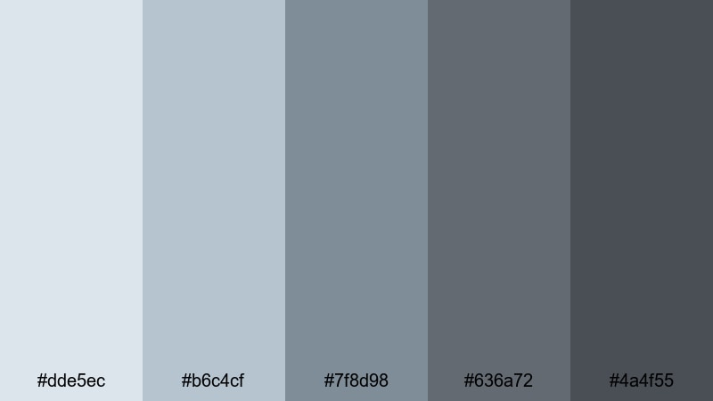 rain on windowpane blue taupe color palette with hex codes