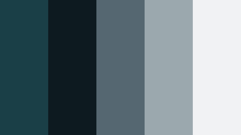 rain slicked asphalt stormy teal color palette with hex codes