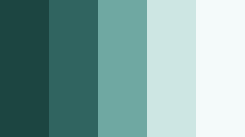 rainwashed jade garden jade shadow color palette with hex codes