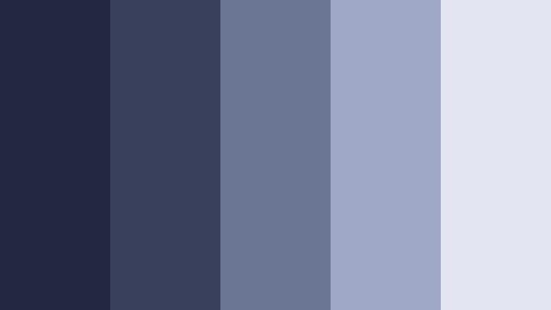 rainy city skyline moody indigo color palette with hex codes