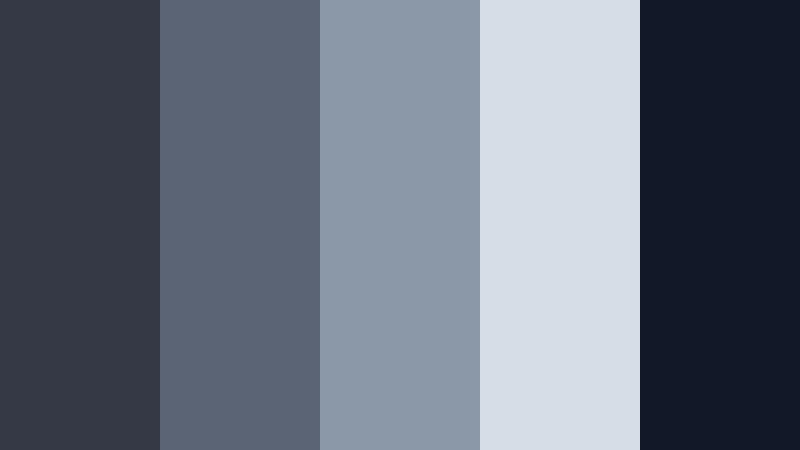 rainy window cinema twilight slate color palette with hex codes