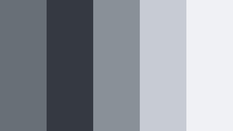 rainy window fade stormcloud gray color palette with hex codes
