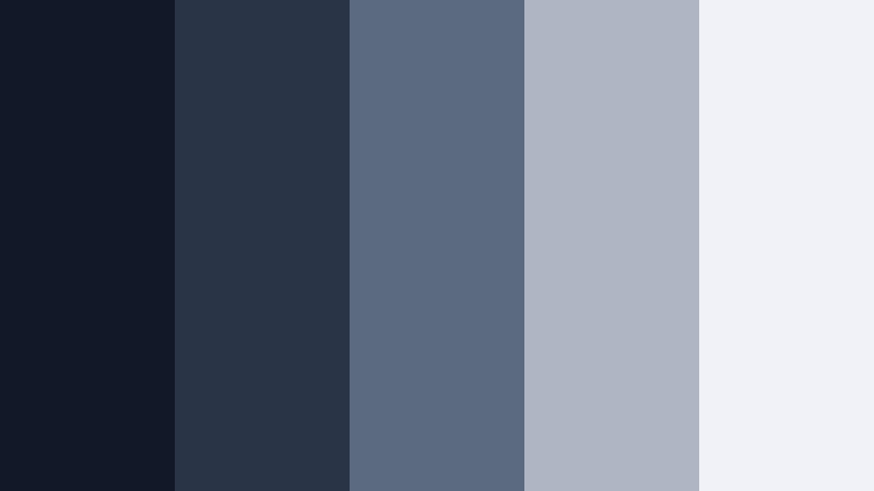 rainy window journal slate navy color palette with hex codes