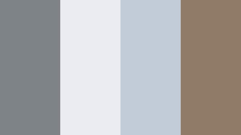 rainy window journal stone gray color palette with hex codes