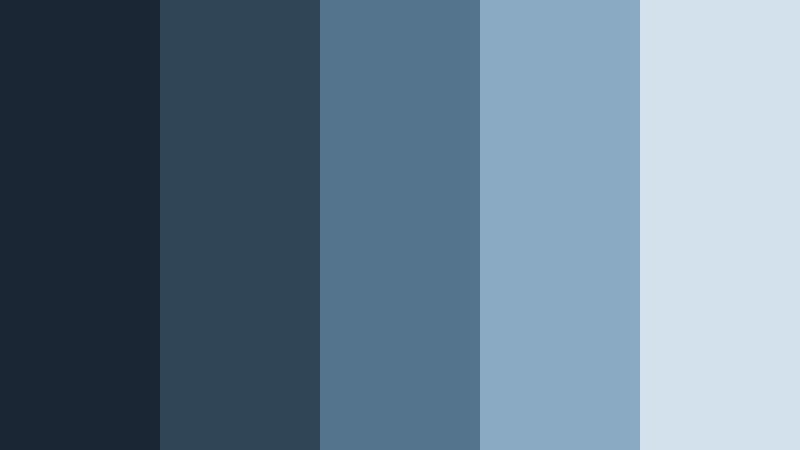 rainy window mood skyfall blue color palette with hex codes