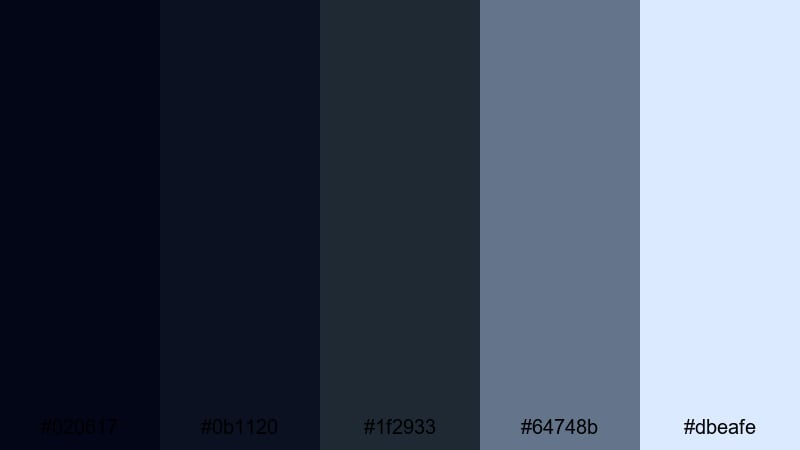 rainy window reflections dark blue navy blue color palette with hex codes
