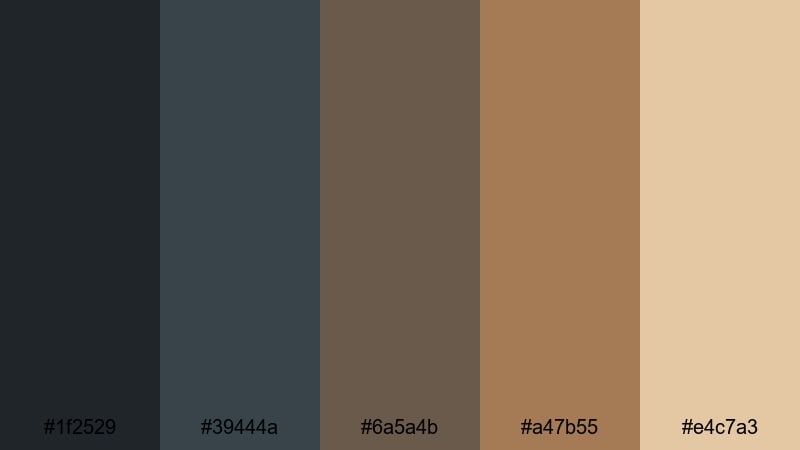 rainy window roast coffee shop color palette with hex codes