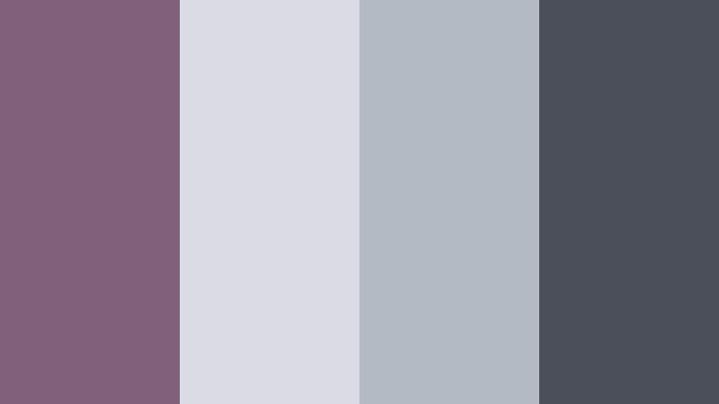 rainy window studio muted plum color palette with hex codes