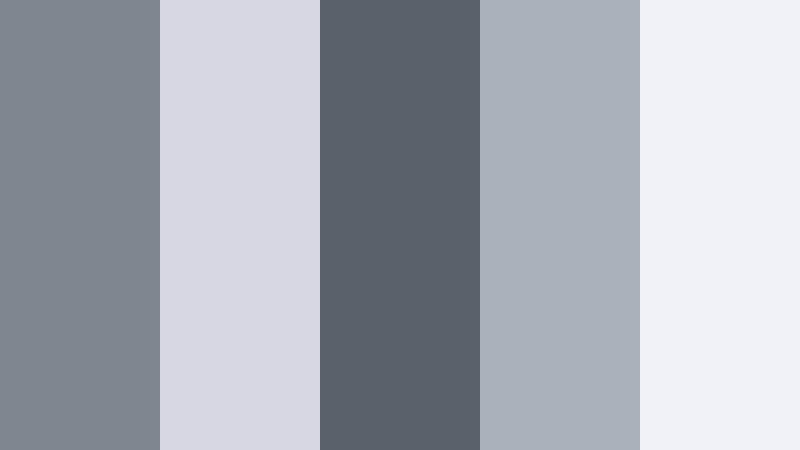 rainy window study cool pebble gray color palette with hex codes