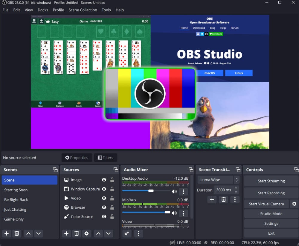 obs video editor