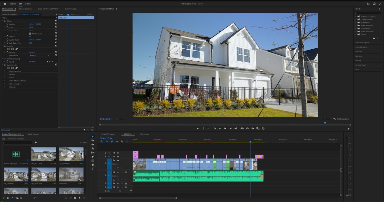 editing real estate advertising videos