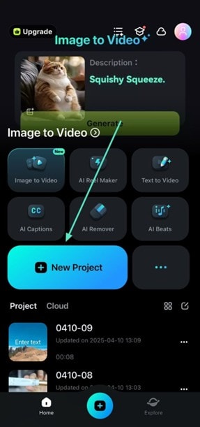 filmora homepage mobile
