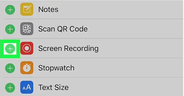 use inbuilt screen recording feature