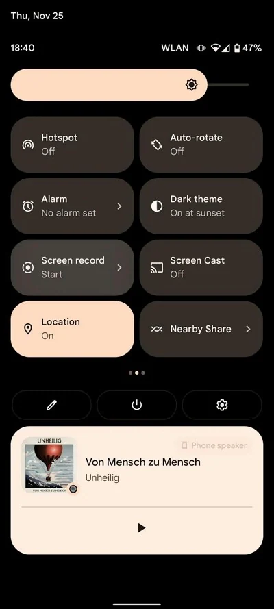 select screen record on android