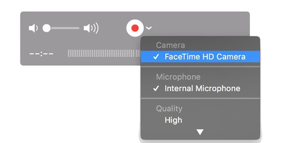 select facetime hd camera