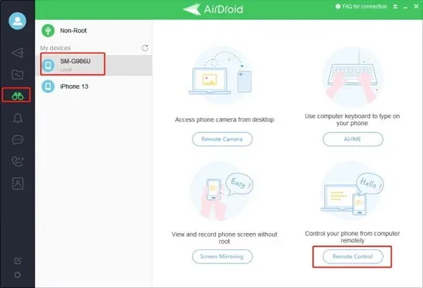 set up remote control on pc