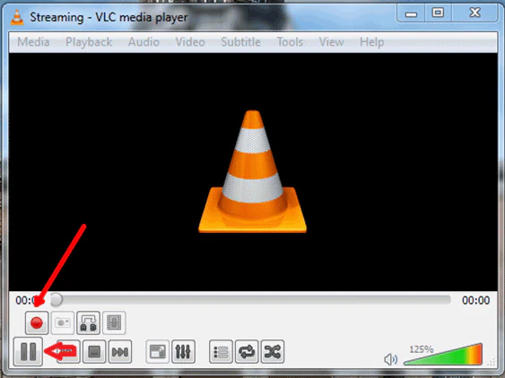 vlc media player recording screen