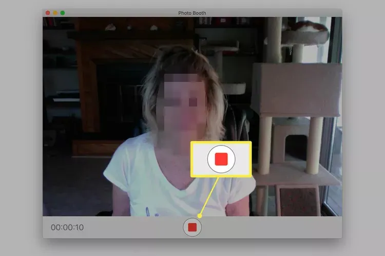 enregistrer avec webcam mac et arrêter quand nécessaire