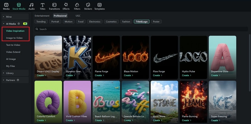access filmora ai image to video