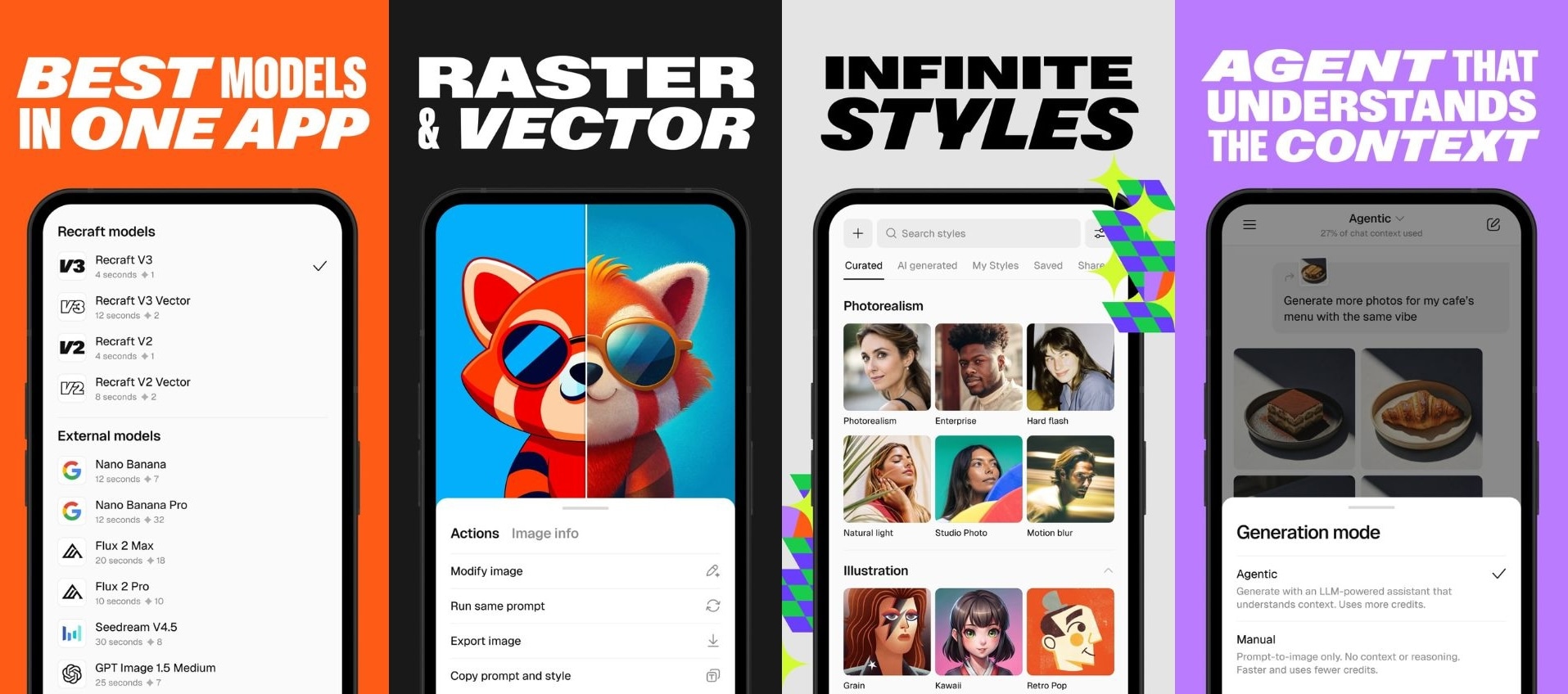 recraft ai key features