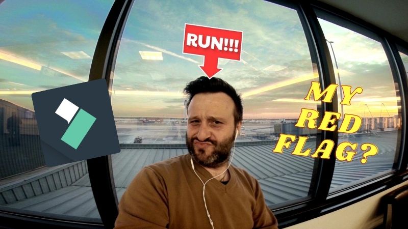 create a red flag filter in filmora