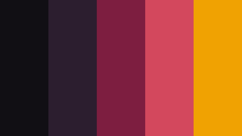 red record light vhs color color palette with hex codes