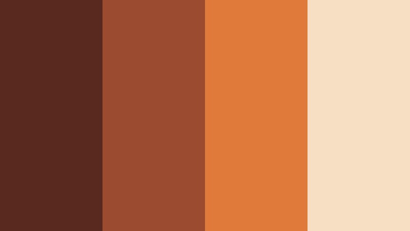 redwood campfire night redwood brown color palette with hex codes