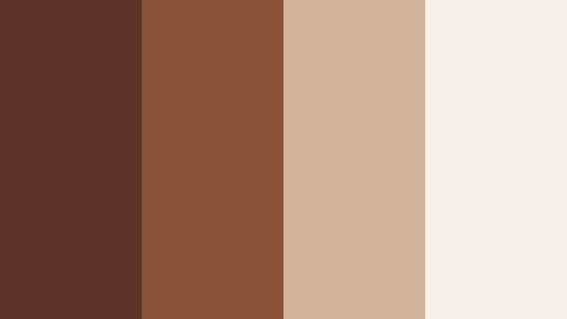 redwood loft minimal redwood brown color palette with hex codes