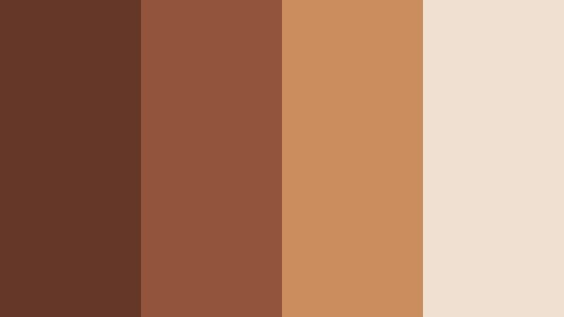 redwood trail journey burnt earth color palette with hex codes
