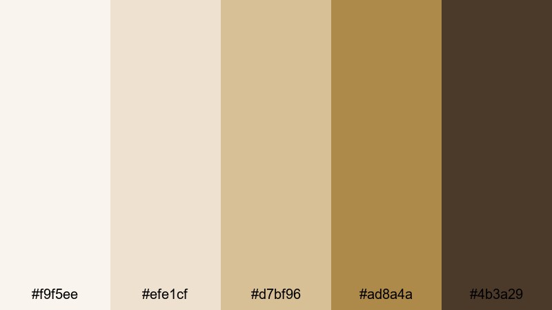 regal pearl monogram white gold color palette with hex codes