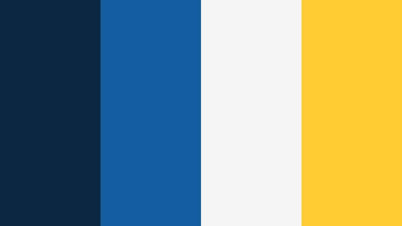 regatta victory line storm blue color palette with hex codes
