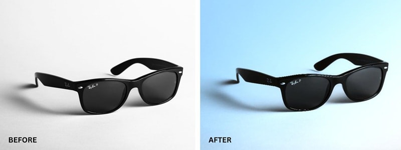 rééclairage vidéo par IA pour photos de produits