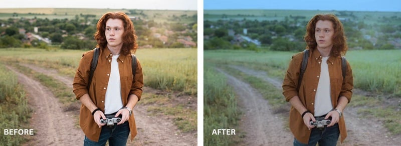 rééclairage vidéo par IA pour film cinématographique