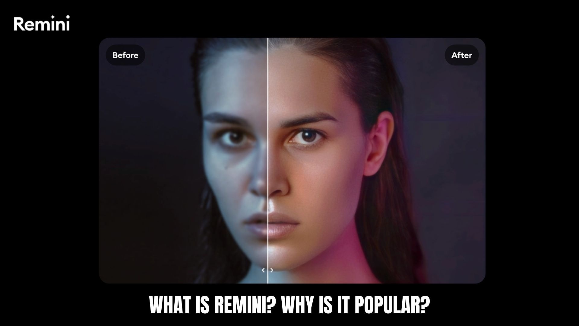 Remini AI 인기 배경