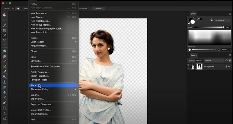 how to apply a new background